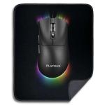 Playmax PMRGMS Playmax Black RGB Gaming mouse and mouse mat combo