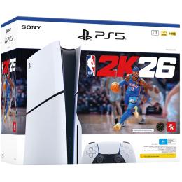 Sony PS5 PlayStation 5 Slim Disc Edition Console - NBA 2K26 Bundle