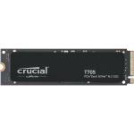 Crucial T705 2TB PCIe Gen 5 NVMe M.2 Internal SSD 2280 - PCIe Gen 5 - up to 14,500MB/s Read - up to 12,700MB/s Write - 5 Years Warranty , TBW 1200TB
