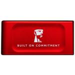 Kingston SXS1000 1TB USB-C Portable SSD - Up to 1050MB/s - Red Color