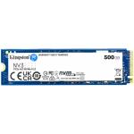 Kingston NV3 500GB M.2 NVMe Internal SSD PCIe Gen 4 - Up to 5000MB/s Read - Up to 3000MB/s Write - Backward Compatible with Gen 3 - 3 Years Warranty