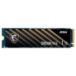 MSI SPATIUM M450 1TB M.2 NVMe Internal SSD PCIe Gen 4 - Read up to 3400MB/s , write up to 2400MB/s , 2280 - 5 Year Warranty