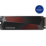 Samsung 990 Pro With Heatsink 1TB M.2 NVMe Internal SSD PCIe Gen 4 - Up to 7450MB/s Read - Up to 6900MB/s Write - 1200K/1550K IOPS - 5 Years Warranty or 600 TBW