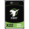 Seagate Enterprise Capacity (Exos) 22TB 3.5" HDD SATA 6Gb/s - 7200 RPM - 512MB - 512e/4kn - Helium Seagate Enterprise Capacity (Exos) 22TB 3.5" HDD SATA 6Gb/s - 7200 RPM - 512MB - 512e/4kn - Helium