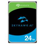 Seagate SkyHawk AI 24TB Internal HDD SATA3 - 512MB Cache for DVR NVR Security Camera System - Supporting up to 64 HD Video Streams and 32 AI streams - 5 Years Warranty