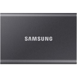 Samsung T7 1TB Portable External SSD - Titan Grey -   USB 3.2 Gen2 (10Gbps) - Read up to 1050MB/s - Password Protection