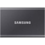 Samsung T7 1TB Portable External SSD - Titan Grey -   USB 3.2 Gen2 (10Gbps) - Read up to 1050MB/s - Password Protection