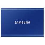 Samsung T7 1TB Portable External SSD - Indigo Blue -  USB 3.2 Gen2 (10Gbps) - Read up to 1050MB/s - Password Protection