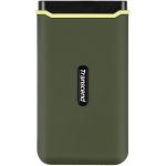 Transcend ESD380C 2TB Rugged Portable External SSD - Military Green USB-C - Read & Write up to 2000MB/s