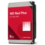 WD Red Plus 6TB 3.5" Internal HDD SATA3 - 256MB Cache - 5400 RPM - CMR - Designed and Tested for RAID Environments - 1-8 Bay NAS - 3 Years Warranty
