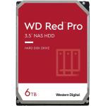 WD Red Pro 6TB 3.5" NAS Internal HDD SATA3 - 256MB Cache - 7200 RPM - Designed and Tested for RAID Environments - 8-16 Bay NAS - 5 Years Warranty