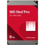 WD Red Pro 6TB 3.5" NAS Internal HDD SATA3 - 256MB Cache - 7200 RPM - Designed and Tested for RAID Environments - 8-16 Bay NAS - 5 Years Warranty
