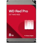 WD Red Pro 8TB 3.5" NAS Internal HDD SATA3 - 256MB Cache - CMR - Designed & Tested for RAID Environments - 8-16 Bay NAS - 5 Years Warranty