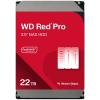 WD Red Pro 22TB 3.5" NAS Internal HDD SATA3 6Gb/s - 512MB Cache - 7200 RPM - Designed and Tested for RAID Environments - 8-16 Bay - 5 Years Warranty