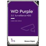 WD Surveillance Purple 1TB 3.5" Internal HDD SATA3 - 64MB Cache - 24x7 always on Reliability - Built for personal, home office or small business - Up to 64 cameras - AllFrame 4K Technology - 3 Years warranty