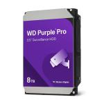 WD Surveillance Purple PRO 8TB 3.5" Internal HDD SATA3 - 256MB Cache - Built for Business/Enterprise Surveillance system. Up to 64 Cameras, up to 550TB/year - 5 Years warranty