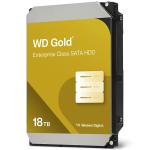 WD Gold Enterprise Class 18TB 3.5" HDD 512MB Cache - 7200 RPM - SATA Hard Drive - Durable Capacity Storage for High-Availability Deployments - Designed for a Multitude of Datacenter-Specific Applications - 5 Years Warranty