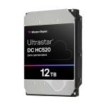 WD Ultrastar HC520 12TB 3.5" Enterprise HDD SATA 6Gb/s - 7200 RPM - 256MB Cache - 5 Years warranty 0F30146
