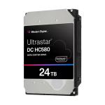 WD Ultrastar HC580 24TB 3.5" Enterprise HDD SATA 6Gb/s - 7200 RPM - 512MB Cache - 5 Years warranty