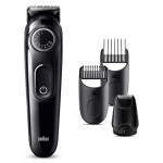 Braun Series 3 BT3420 Beard Trimmer - Cordless & Rechargeable Hair Clipper - Washable Trimmer Head & Comb - Long Lasting Battery