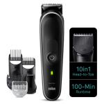 Braun MGK5440 10-in-1 Trimmer for Beard / Body / Hair With 100min Runtime - Pouch