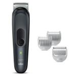 Braun BG3340 Body groomer Full body with SkinShield technology, 80min runtime, 3 tools
