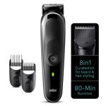 Braun Trimmer 3 MGK3440 8-in-1 Beard & Hair Trimmer with 80min Runtime