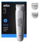 Braun Series 3 BG3530 Body Groomer Gentle & easy trim,Gentle even on sensitive areas, 80-min runtime.