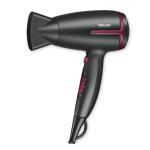 Beurer HC25RC Travel Hair Dryer Foldable travel hair dryer with ion technology & 100V-120 Or 220-240V Voltage switchover