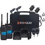 ECOXGEAR ECOXTALK EXG500-2PK UHF 5Watt CB Handheld Radio walkie talkie 17km Long Range, 30 hours Operating Time, IP67 Waterproof & Dustproof design