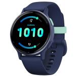 Garmin vivoactive 5 Smartwatch - Metallic Navy Aluminium Bezel with Navy Case & Silicone Band
