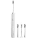Xiaomi T302 Electric Toothbrush - Silver Gray Electric Sonic Motor - Smart Appliance - IPX8 Water Resistance - 4 Brush Heads Included 4 Cleaning Modes - Efficient Cleaning from Gentle to Strong