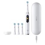 Oral-B iO Series 9 Electric Toothbrush with 2 Brush Heads - White Alabaster Display Screen helps Motivate you and Enables you to Customize your Brushing Experience