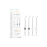 Ordo Hydro Sonic Floss Tips - Premium Clean Couple Pack - 4 Pieces Compatible with Hydro Sonic Water Flosser