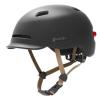 LIVALL Smart4U SH50U 57-61cm Safety Helmet - Large - Black Commuter Bling LED Bike or Scooter Helmet with Rear Safety Lights - Half-Helmet Style Addition Auto Alarming System & Passive Protection