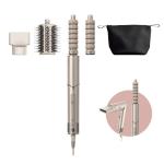 Shark FlexStyle HD421SL Air Styling & Drying System - Stone Hair Styler / Dryer - Styling Concentrator - 2x Auto Wrap Curlers - 1x Oval Brush - 1 Sofy Storage Bag