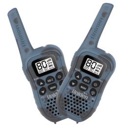Uniden UH45CB-2 Walkie-Talkie 80 UHF Hand Held Radio Twin Pack contains two 500mW, ultra-compact radios