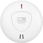 Brilliant Smart WiFi Smoke Alarm AS 3786, RF433 Wireless Connection, equipped with a battery life of 10 years, Ceiling mount