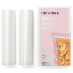ClickClack Equip CVS022B Vacuum Sealer Twin Rolls 22cm x 5m