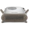 Delonghi 2400W Fan Heater Capsule Fit - White Sleek & Italian Style - Cool Touch Metal Case - 60% Quiter than Standard Fan Heater - HFS70B24WH