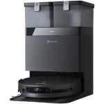 EcoVacs Deebot T50 Pro Omni Black Smart Floor Vacuum & Mopping Cleaner 15,000 Pa Suction Power - OZMO Roller Mopping Tech - TruEdge 2.0 with TruEdge 3D - AIVI 3D 3.0 - 45-75°C Temperature-Controlled Mop Washing - 81mm Ultra Thin - 960p Came