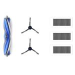 EcoVacs DKT060149 Antibacterial Buddy Kit for DEEBOT X5 Family 1x Anti-Tangle Main Brush - 2x Black Side Brush - 3x Antibacterial Filter