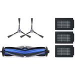EcoVacs DKT060202 Antibacterial Filter*3pc Side Brush*2pcs ; Anti-Tangle Mainbrush*1 Fit for T50 Max Pro Omni/ x8 pro