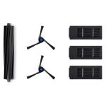 EcoVacs Deebot buddy kit Side brush*2 Rubber Brush*1 ANTIBACTERIAL Filter*3 for X2