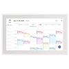 FotoStream 15.6" WIFI Digital Calendar Photo Clear Frame Chore Chart IPS TOUCH SCREEN- wall mount included- 32GB Build In Memory   -  Dinner planning, Sleep mode, share access, Smart Frameo App Support - Android & IOS Support - 2.4G HZ & 5G