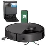 iRobot Roomba Plus 505 Vaccum Cleaner With Auto Wash Dock 7000 Pa Suction Power, Dual Clean Mop pads, Multi Surface Rubber Brush, 18% Closer to Edges, Precision Vision AI Technology, 75 Days Hassle free auto Cleaning,