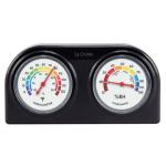 LA CROSSE 104-288 Indoor Temperature and Humidity Gauge Black