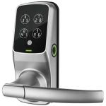 Lockly Secure Pro Smart Latch Lock - Satin Nickel Fingerprint / Bluetooth / Passcode Patent / Include WiFi & Sensor