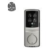 Lockly Secure Plus Smart Deadbolt Lock - Satin Nickel Bluetooth / Fingerprint / Passcode Patent