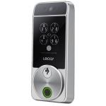 Lockly Visage Zeno Series Facial Recognition Deadbolt Lock - Satin Nickel Built-In WiFi / Keyless Entry / Facial Recognition / Apple Home Key / New-Gen Biometric Fingerprint / PIN Genie Keypad / Smartphone Control / Scan-To-Open / Rechargea